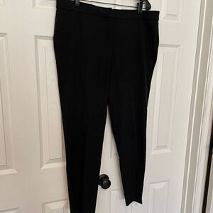 NWOT Peter Nygard Black Straight Leg Stretch Waist Pants - 16